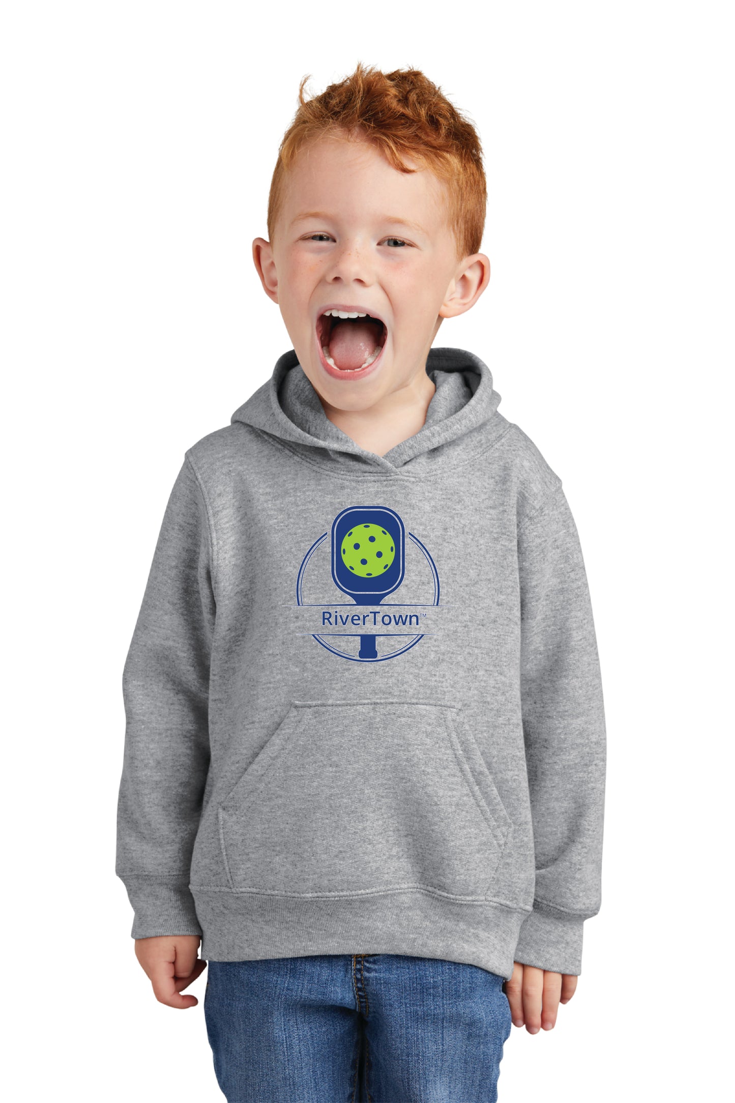 Port & Co™ Toddler Core Fleece Pullover Hooded Sweatshirt RT PICKLE BALL $1.00 GOES DIRECTLY TO HALLOWES COVE PTO