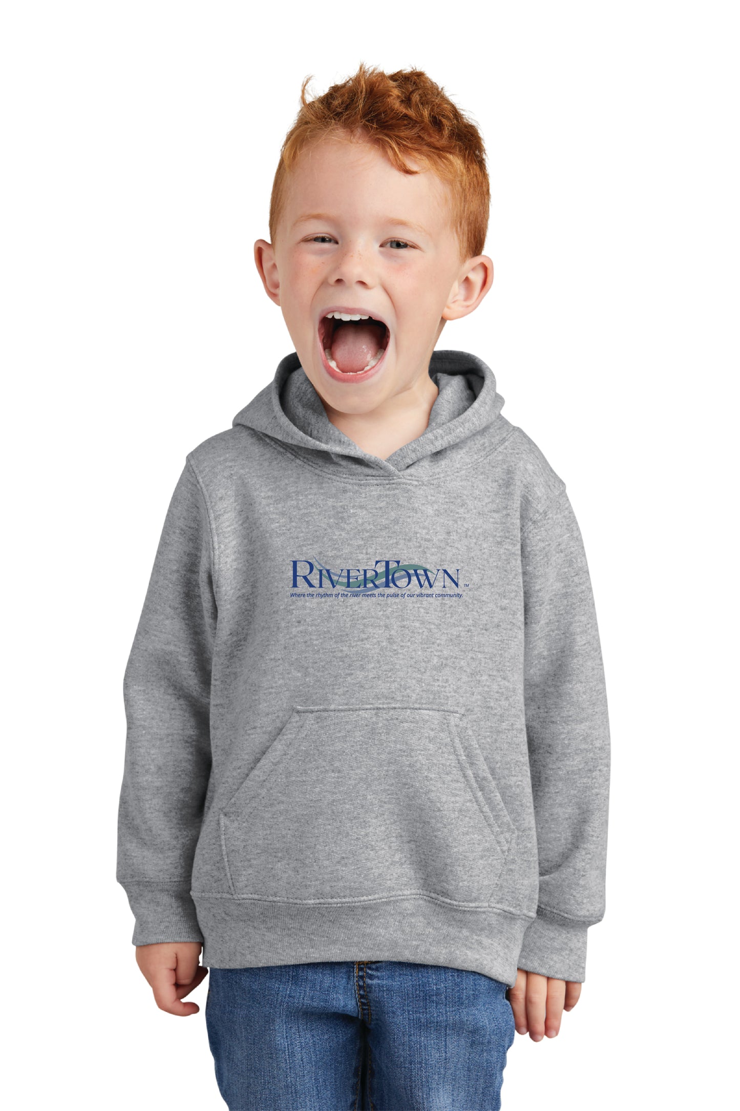 Port & Co™ Toddler Core Fleece Pullover Hooded Sweatshirt RT WAVE LOGO $1.00 GOES DIRECTLY TO HALLOWES COVE PTO
