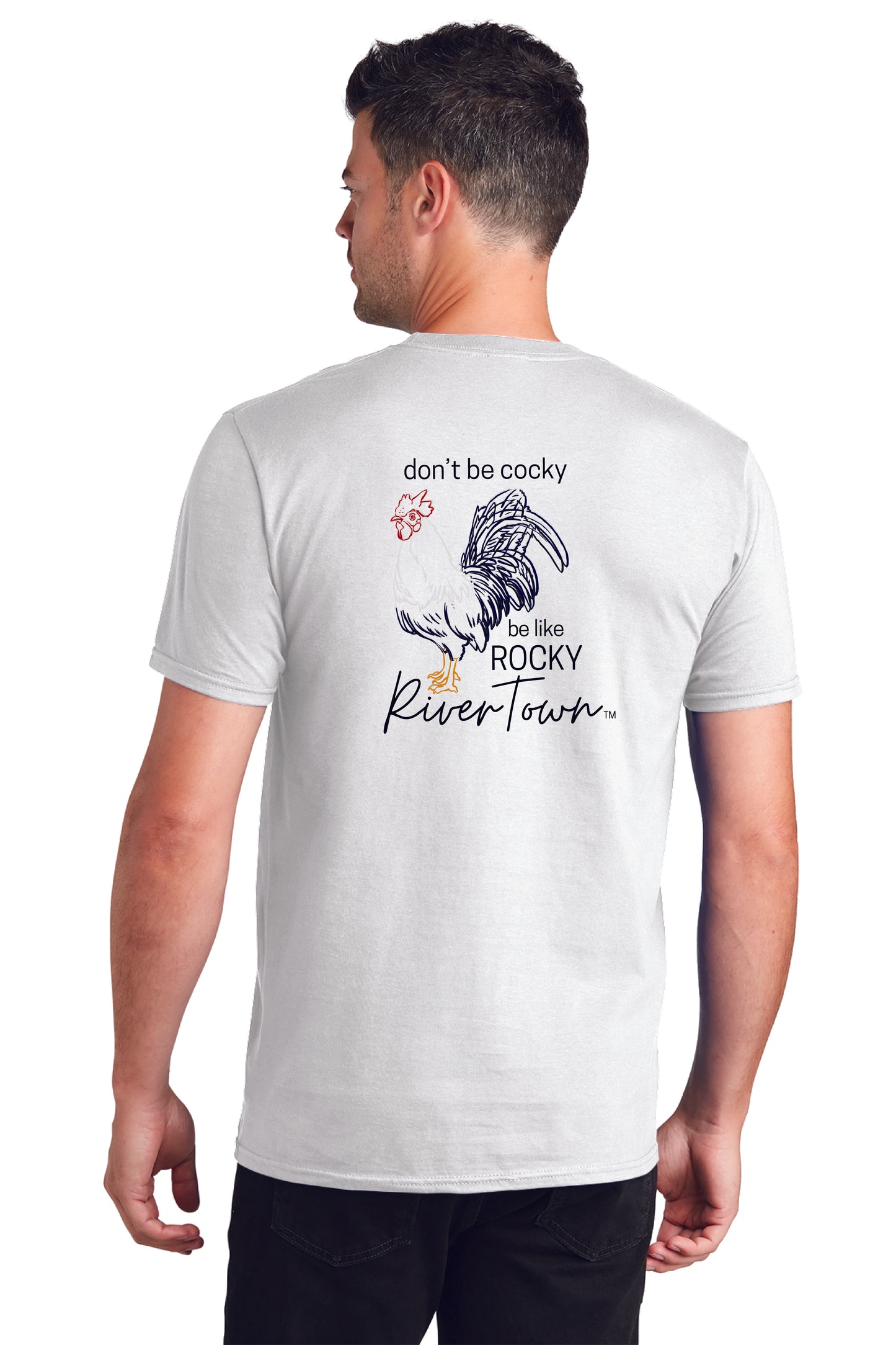 Port & Co™ Fan Favorite™ Tee ROCKY THE ROOSTER $1.00 GOES DIRECTLY TO HALLOWES COVE PTO