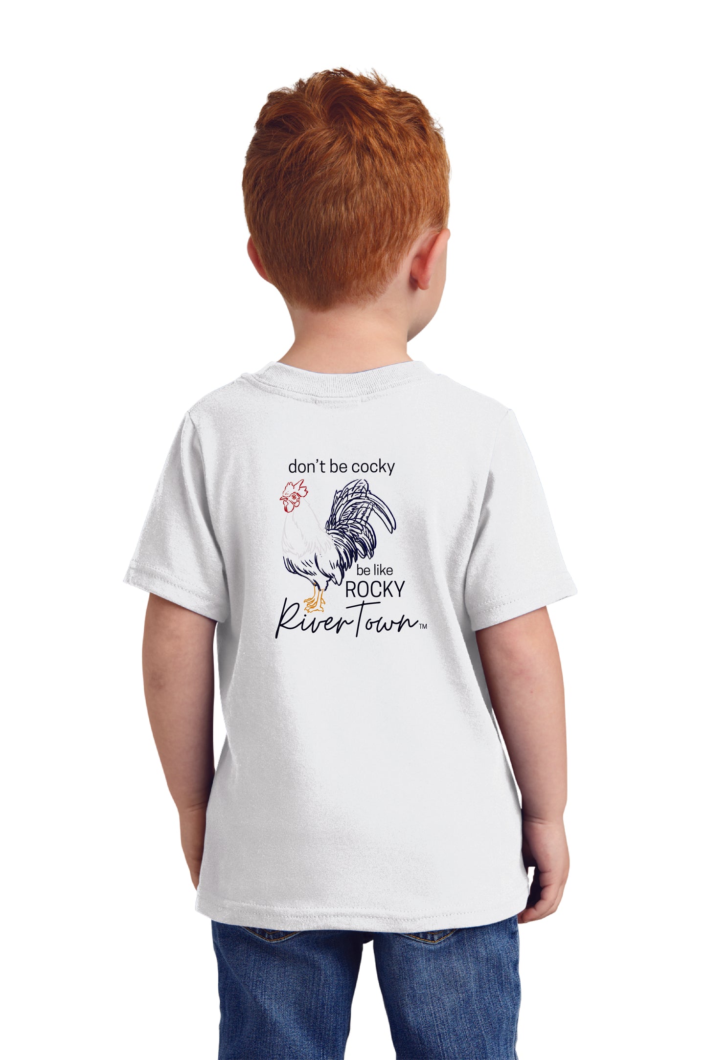 Port & Co™ Toddler Core Cotton Tee ROCKY THE ROOSTER $1.00 GOES DIRECTLY TO HALLOWES COVE PTO