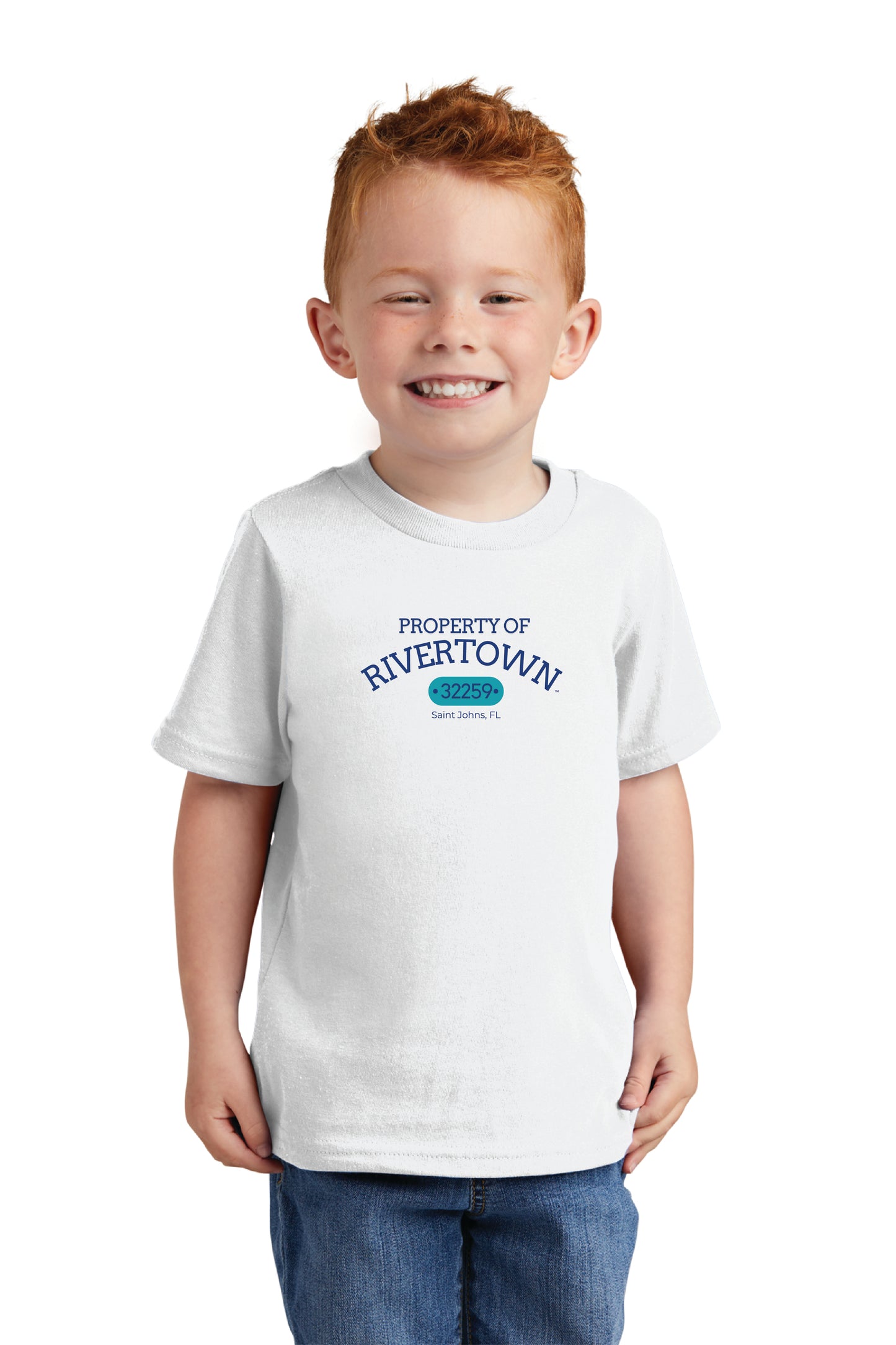 Port & Co™ Toddler Core Cotton Tee Property of Rivertown $1.00 GOES DIRECTLY TO HALLOWES COVE PTO
