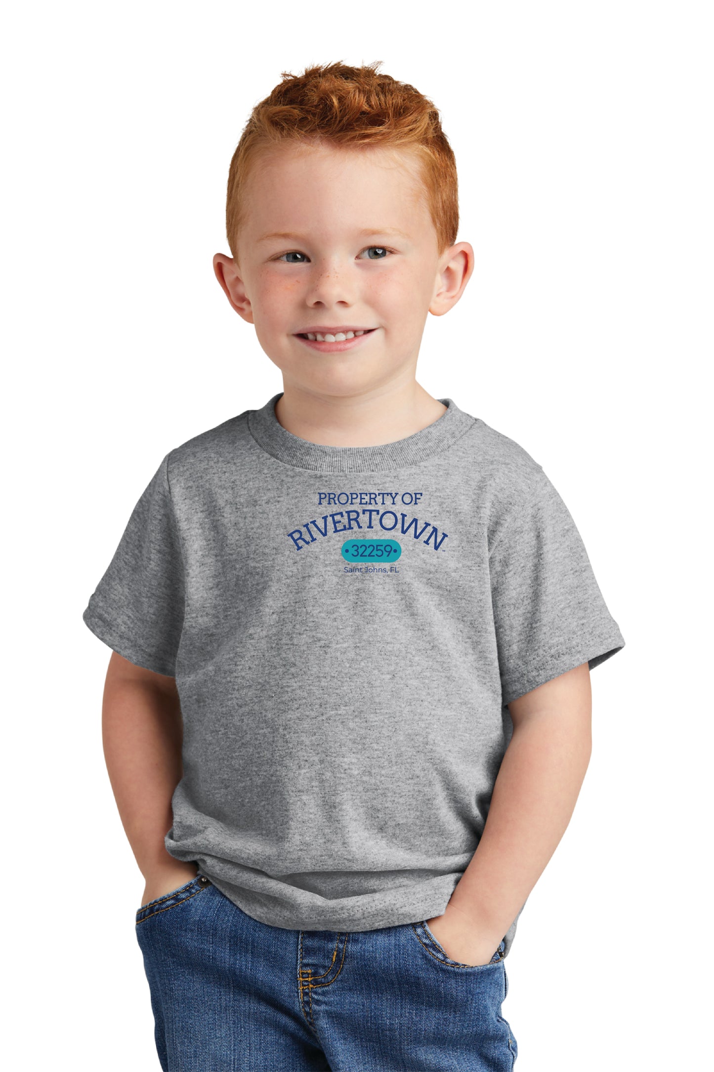 Port & Co™ Toddler Core Cotton Tee Property of Rivertown $1.00 GOES DIRECTLY TO HALLOWES COVE PTO