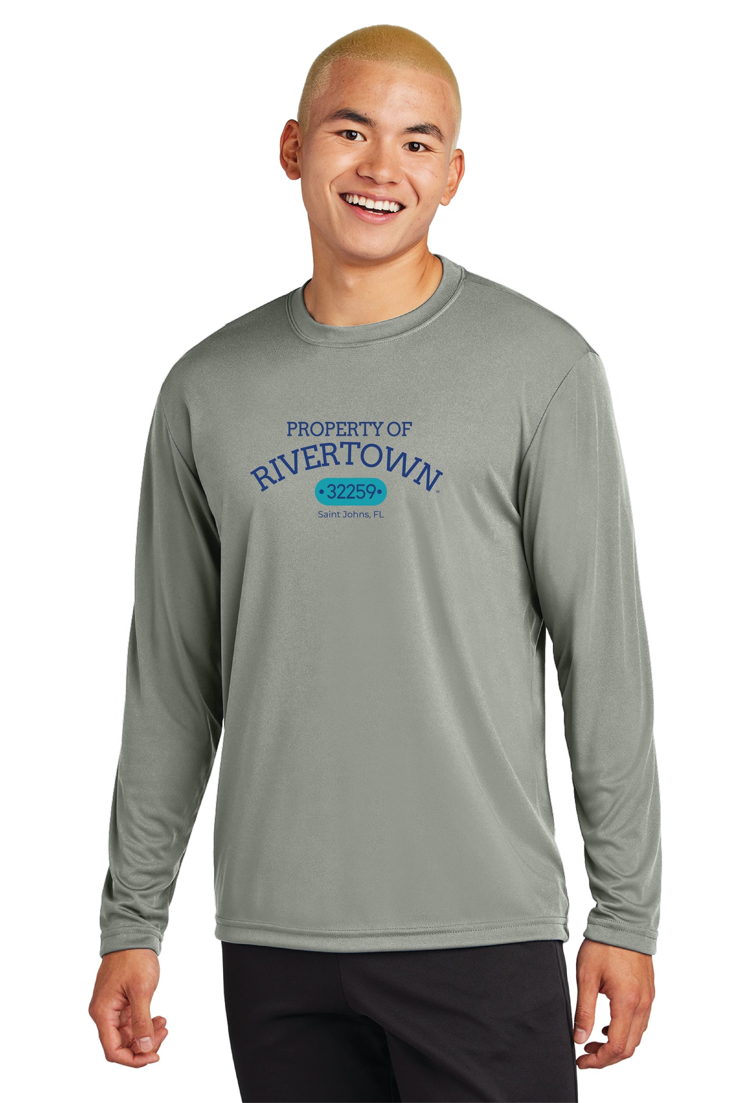 Sport-Tek® Long Sleeve PosiCharge® Competitor™ Tee Property of Rivertown $1.00 GOES DIRECTLY TO HALLOWES COVE PTO