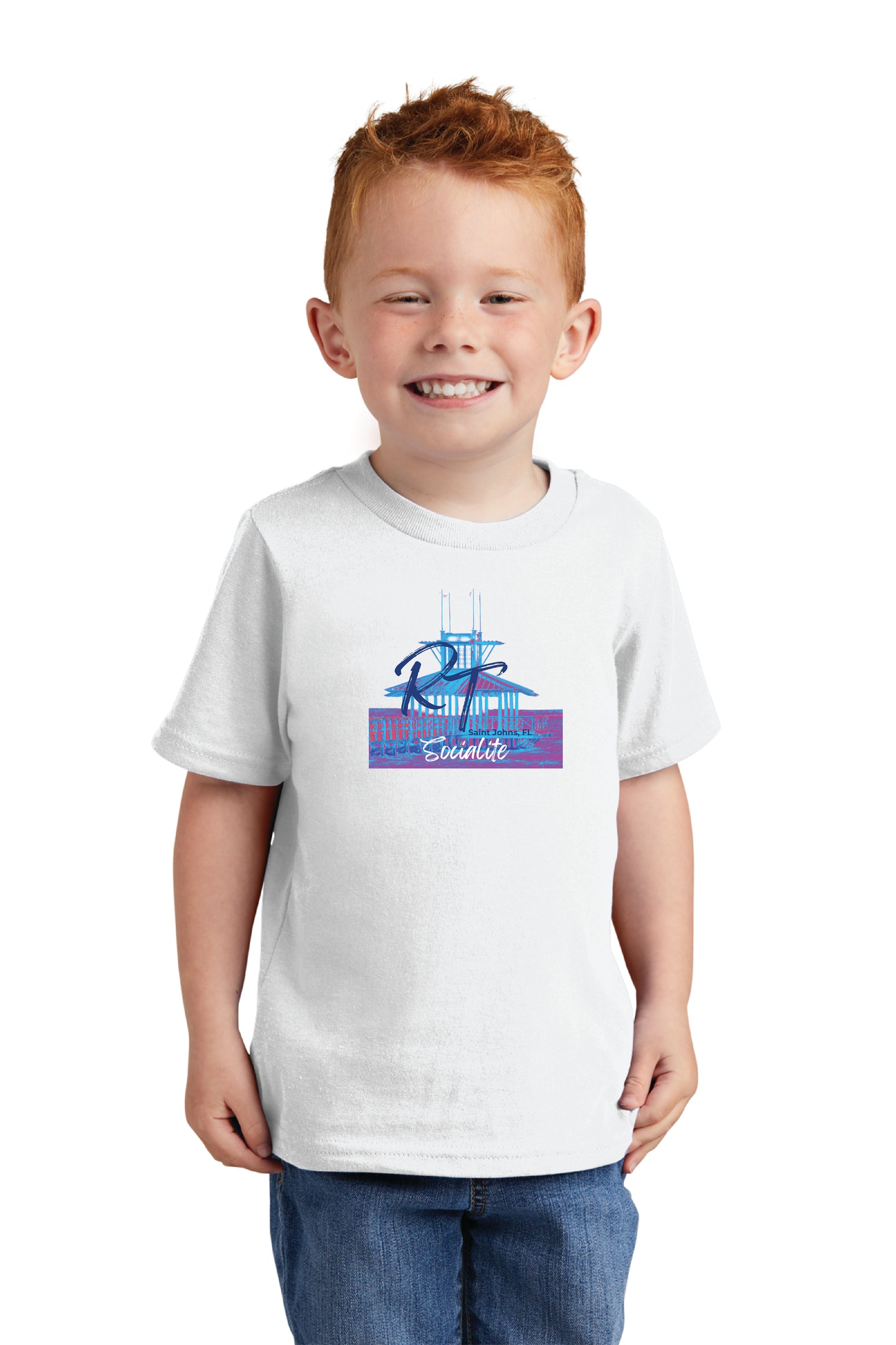 Port & Co™ Toddler Core Cotton Tee RT SOCIALITE $1.00 GOES DIRECTLY TO HALLOWES COVE PTO