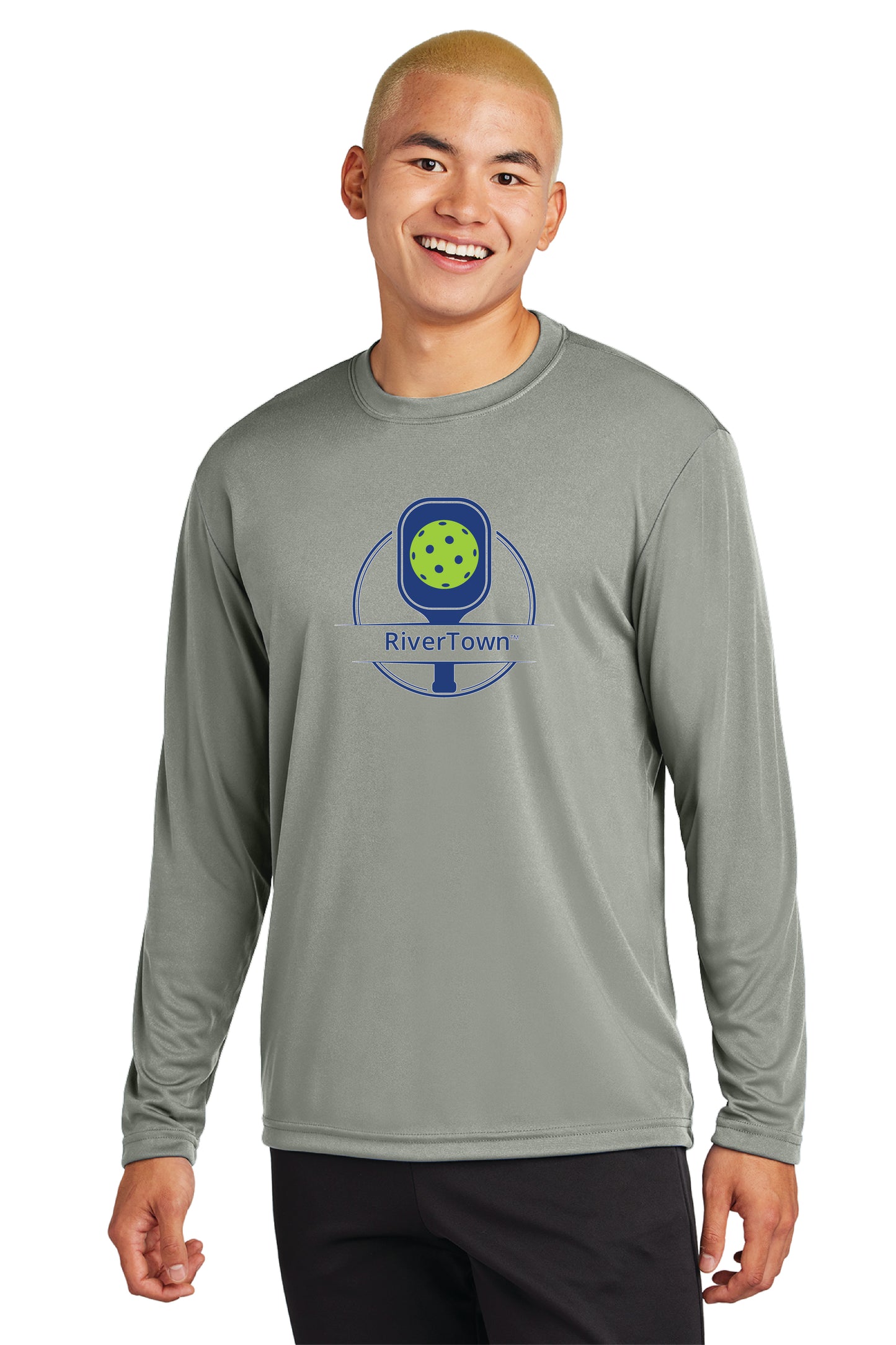 Sport-Tek® Long Sleeve PosiCharge® Competitor™ Tee RT PICKLE BALL $1.00 GOES DIRECTLY TO HALLOWES COVE PTO