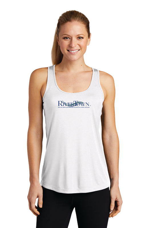 Women's Racerback Tank RT WAVE LOGO $1.00 GOES DIRECTLY TO HALLOWES COVE PTO