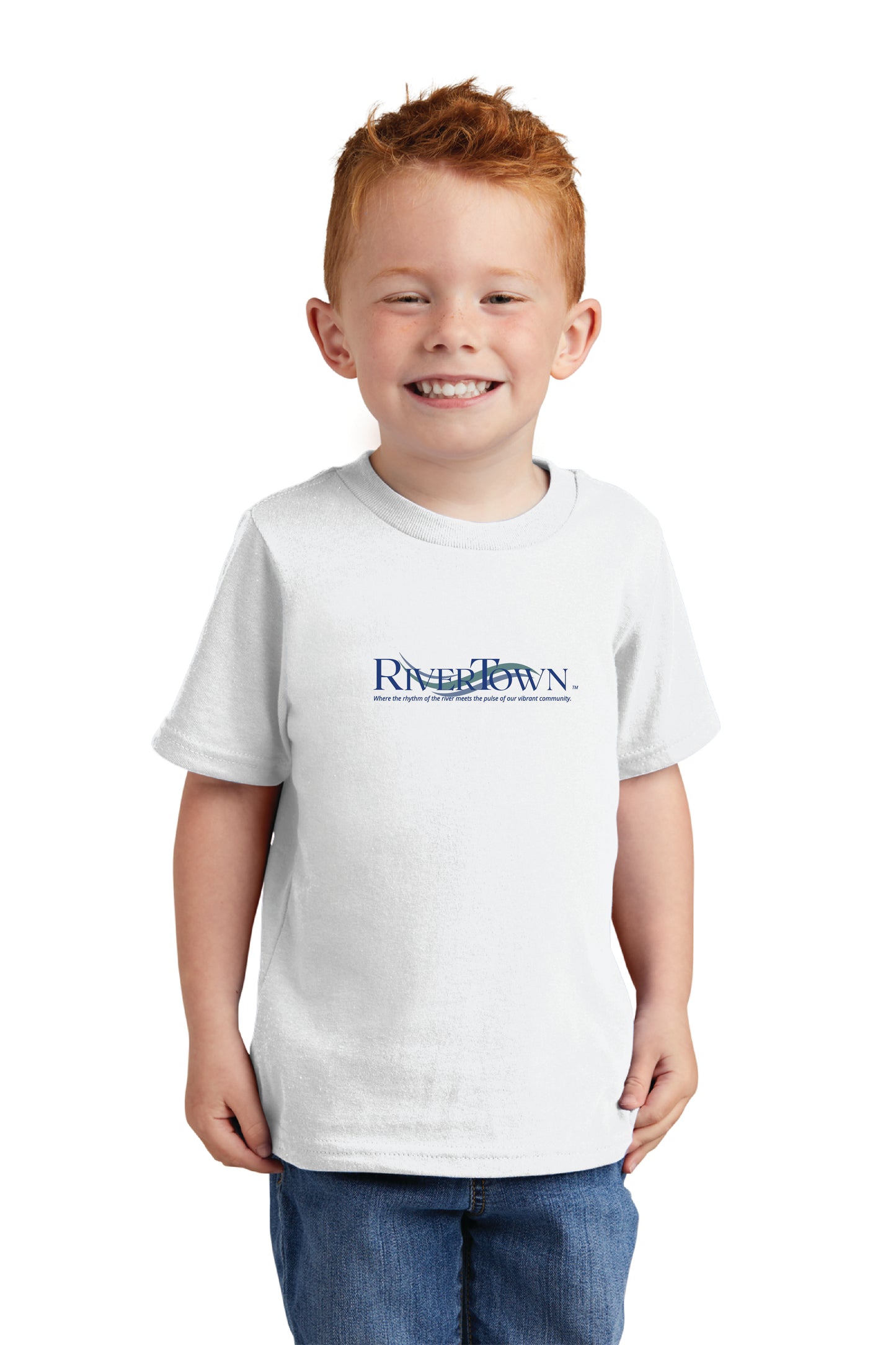 Port & Co™ Toddler Core Cotton Tee RT WAVE LOGO $1.00 GOES DIRECTLY TO HALLOWES COVE PTO