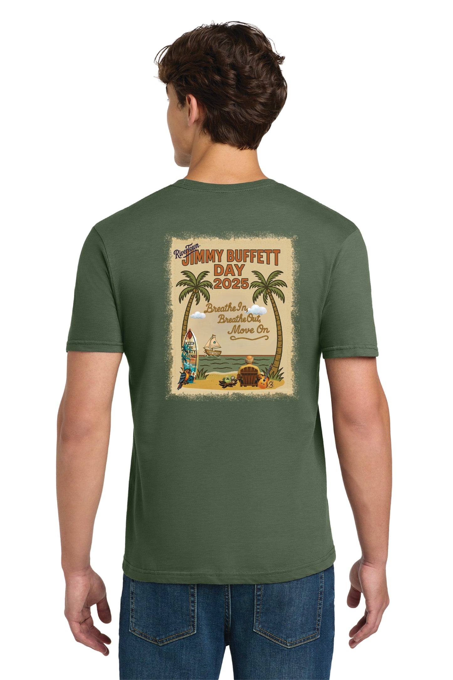 Gildan Softstyle® T-Shirt Jimmy Buffett Day, $1.00 GOES DIRECTLY TO HALLOWES COVE PTO