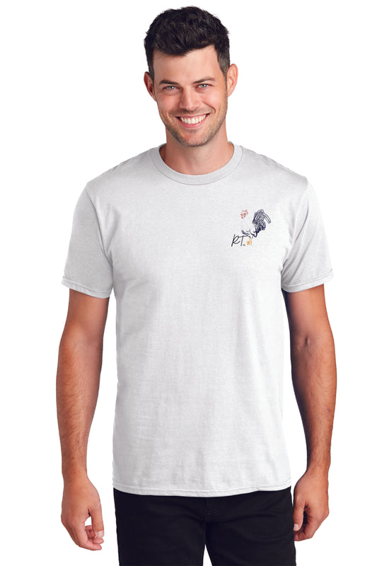 Port & Co™ Fan Favorite™ Tee ROCKY THE ROOSTER $1.00 GOES DIRECTLY TO HALLOWES COVE PTO