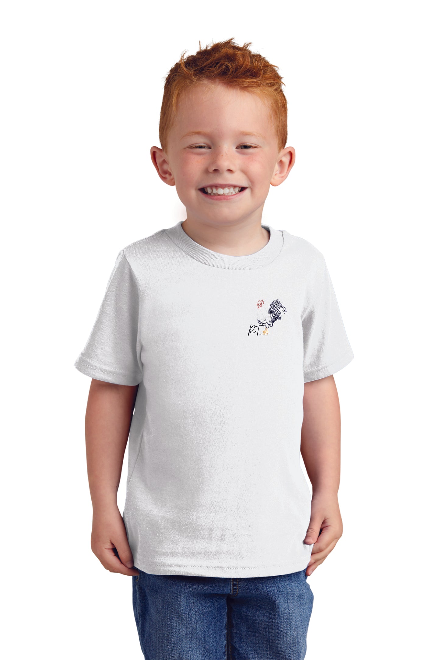 Port & Co™ Toddler Core Cotton Tee ROCKY THE ROOSTER $1.00 GOES DIRECTLY TO HALLOWES COVE PTO